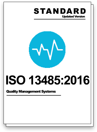 Graphic of the ISO 13485:2016 Quality Management System Standard